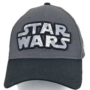 Star Men's Wars Era Hat Fitted Cap One Size Gray Black 39THIRTY Patch